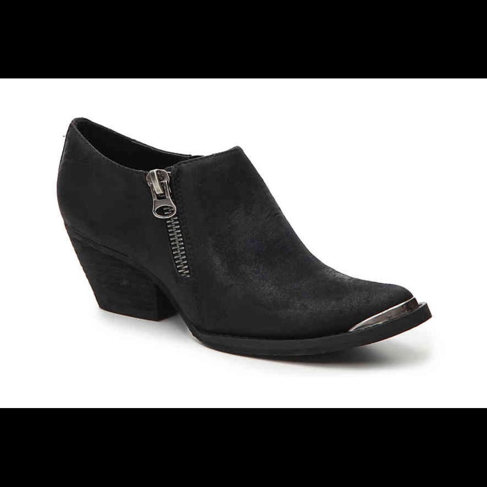 Very Volatile Sabrina western black zip booties 6 - Picture 1 of 7